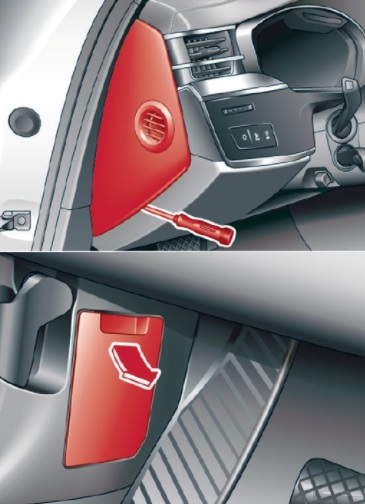 Audi A8 D5 (2021) – boîte à fusibles