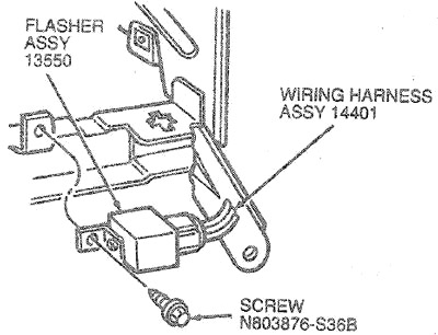 Ford Taurus (1985-1991) – zekering- en relaiskast
