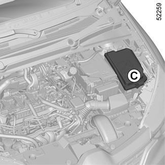 Renault Arkana (2021-2022) – zekering- en relaiskast