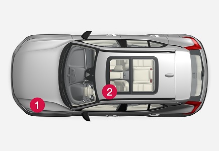 Volvo XC40 (2020-2022) – zekeringkast